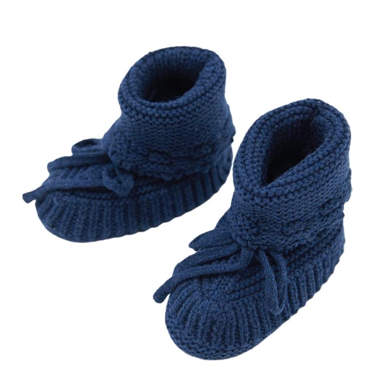 Handicraft Knitted Thermal Baby Shoes Soft First Walking Shoes for Baby Infant Prewalker Shoes Footwear Breathable