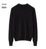 Women's 100% Pure Wool Seamless Knit Sweater, Machine Washable, Round Neck Spring Top