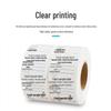 Removable Sample Retention Labels (40x30mm, 1000 Pcs)