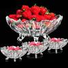 Flavinmci Nordic Style Crystal Glass Fruit Plate (2-Pack)