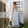 Beautiful and Unique Suspender Dress for Seaside Vacation, Super Stylish and Elegant, Waist-Cinching Long Dress for Women, New Summer Style