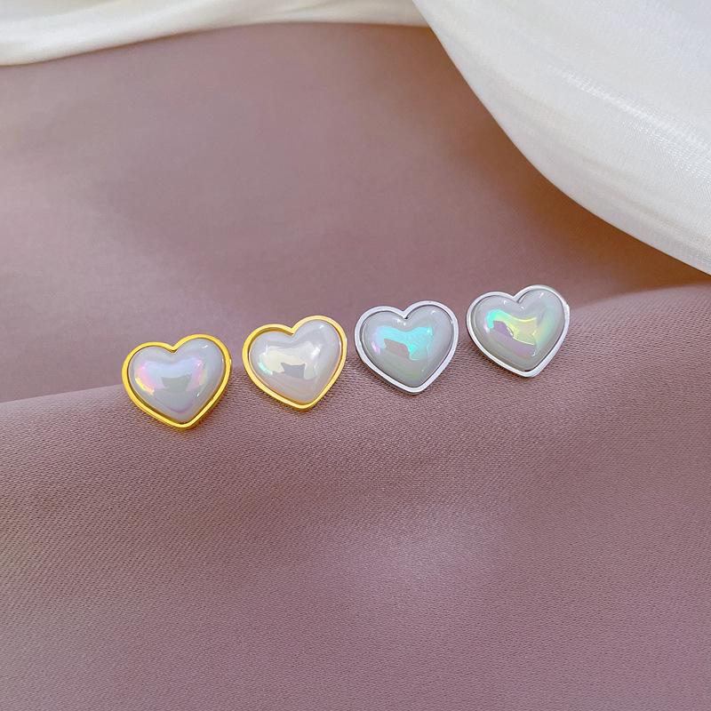 Mermaid Ji Love Minimalist Stud Earrings Cold Men'S And Women'S Earrings Personality Temperament Banquet Earrings