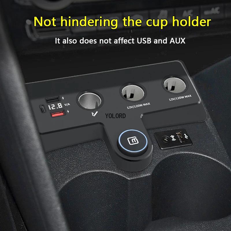 Car Charger Cigarette Lighters USB Fast Charging Power Adapters For Volkswagen Polo / Cross Polo/GTI /Blue GT/R WRC