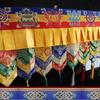 Tibetan-Style Eight Auspicious Symbols Drapery for Wall and Table Decoration