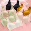 Large Size Lingerie Women's Seamless Bra Anti Sagging Gathered Breasts Comfortable Vest Style Bra