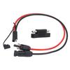 Solar Panel to SAE Adapter Cable PV Connector Solar Extension Cable with Waterproof Cap 10AWG 0.60m