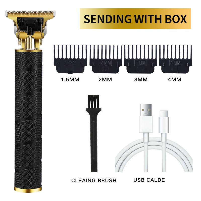 2024 USB T9 Hair Clipper Barber Professional Electric Hair Trimmer Shaver Trimmer Beard 0mm Men Hair Cutting Machine for Men