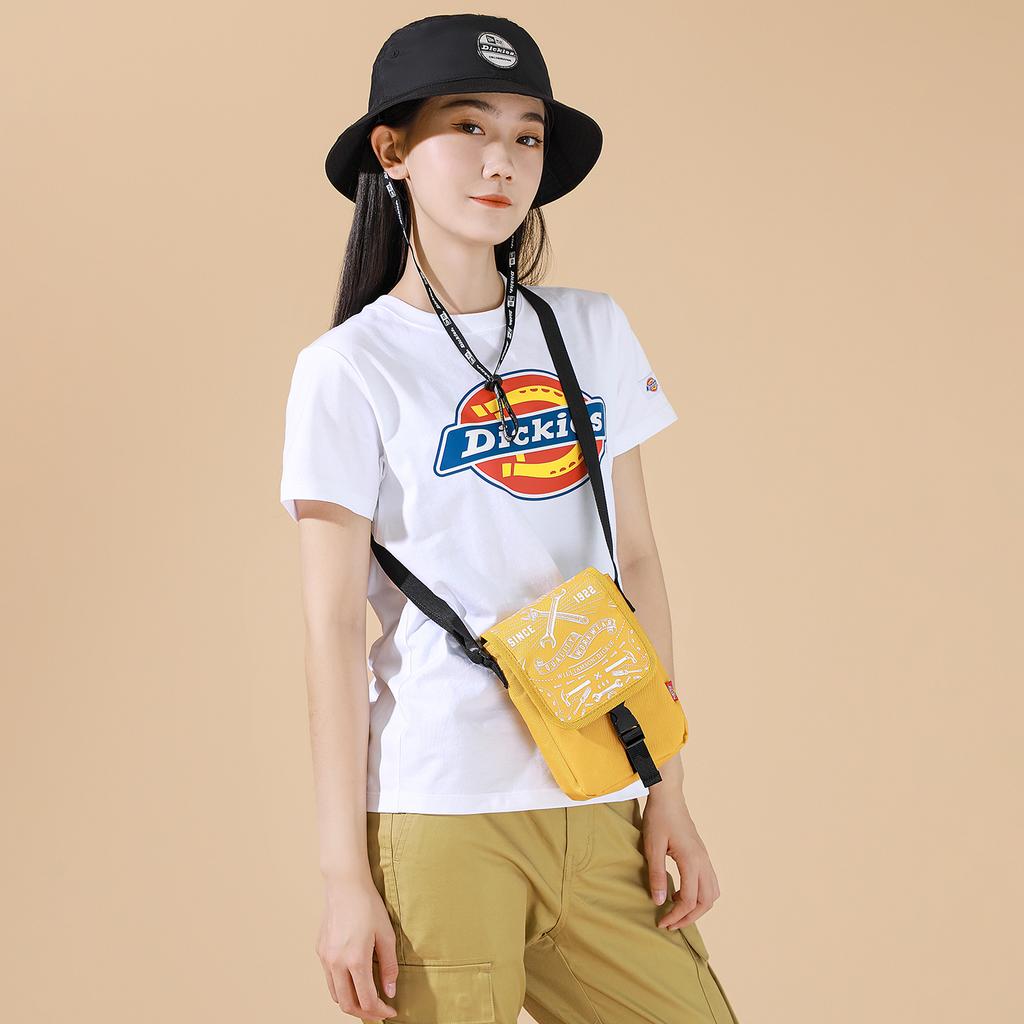 New Dickies Polyester Lining Crossbody Bag Regular Unisex Yellow DK009681YLX1