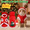 Pet Dog Cat Halloween Christmas Costume Cosplay Elk Dog Costumes for Small Dogs Winter Warm Dog Cat Clothes for Small Medium Dog