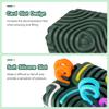 Sensory Fidget Toys for Kids Adults Silicone Activity Cube with 15 Colorful Strings Travel Stress Relief Toys Christmas Gift