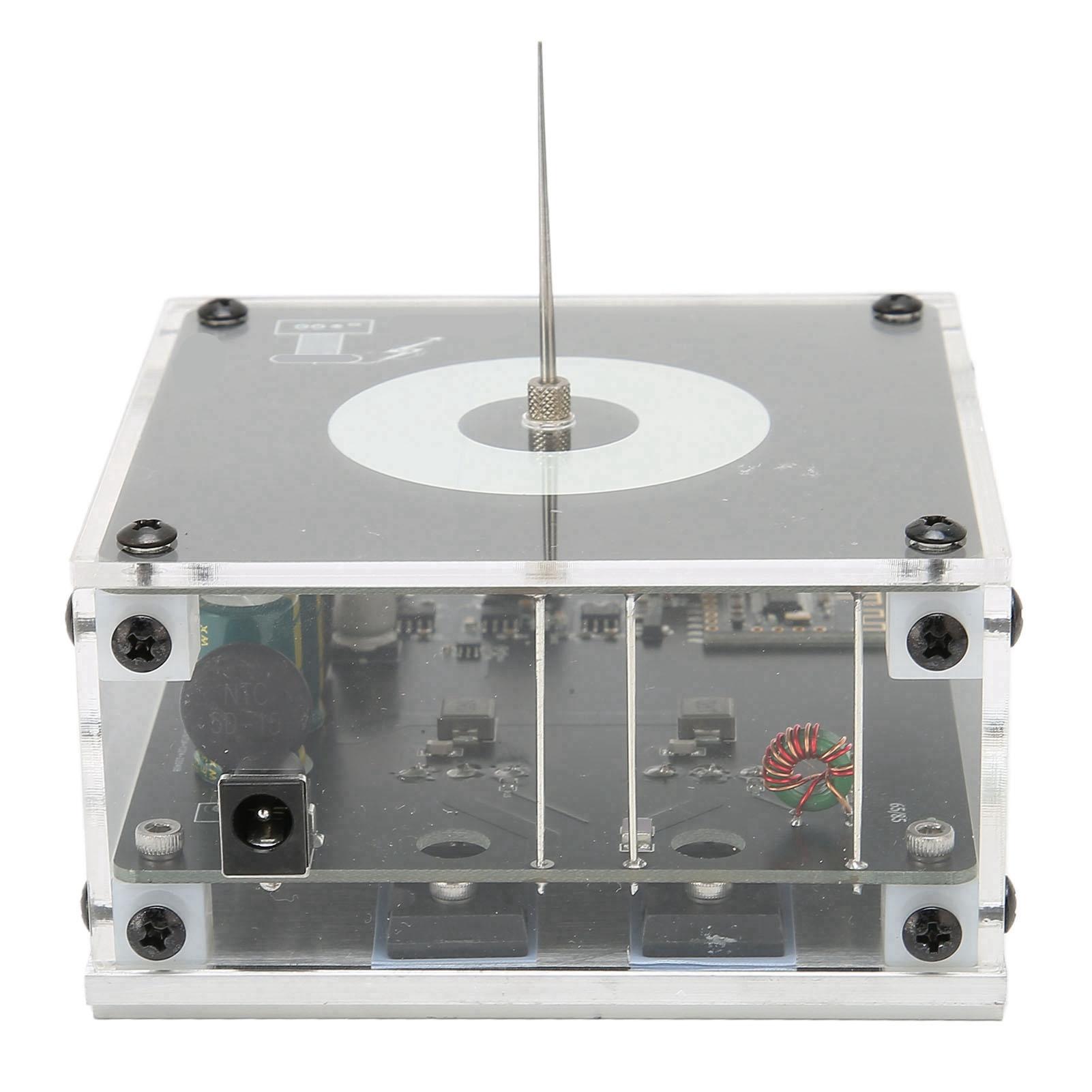 

Music Tesla Coil Arc Touchable Wireless Transmission Black Plasma Loudspeaker with Light for EU Plug