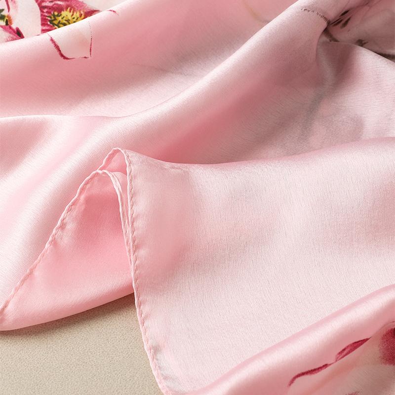 Design șal de mătase din satin Hijab eșarfă moda femeilor de vară cu protecție solară stolă de plajă împachetări Bufanda batică pentru cap de femeie Echarpe nou