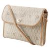 Dior Honeycomb Pattern Shoulder Bag vintage beige PVC Women Used