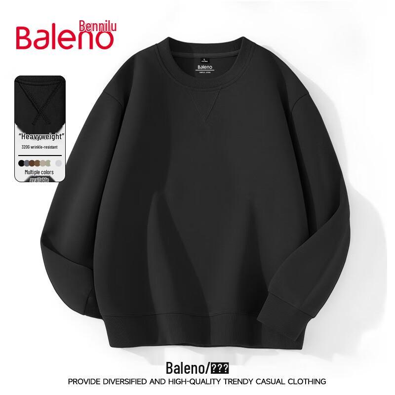 Baleno Men's Versatile Crew Neck Long-Sleeve Top