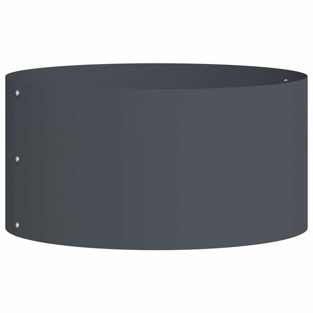 Plant Ring Set 5 Pcs Anthracite Grey 40 X 40 X 20 Cm