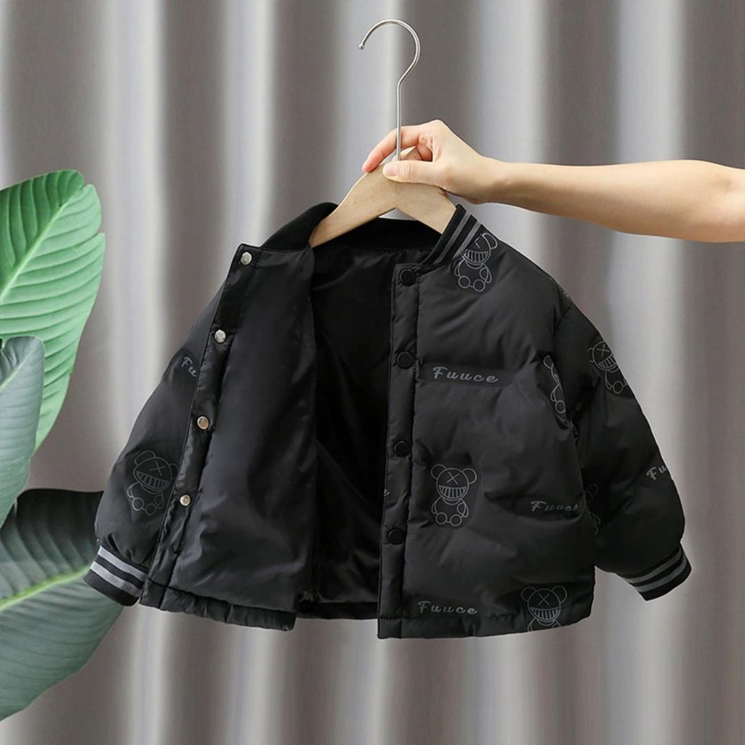 Хлопковая стеганая куртка для мальчиков, осенне-зимняя одежда, Детская хлопковая стеганая бейсбольная форма, Стеганая куртка, Стеганая куртка для малышей 150