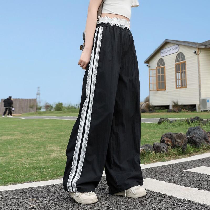 Girls  2026 Summer Thin Straight-Leg Casual Pants 160
