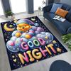 New Cute Winnie Pooh Bear Cartoon Rug for Bedroom Living Room Sofa Home Doormat Decor, Large Kids Play Non-slip Floor Mat