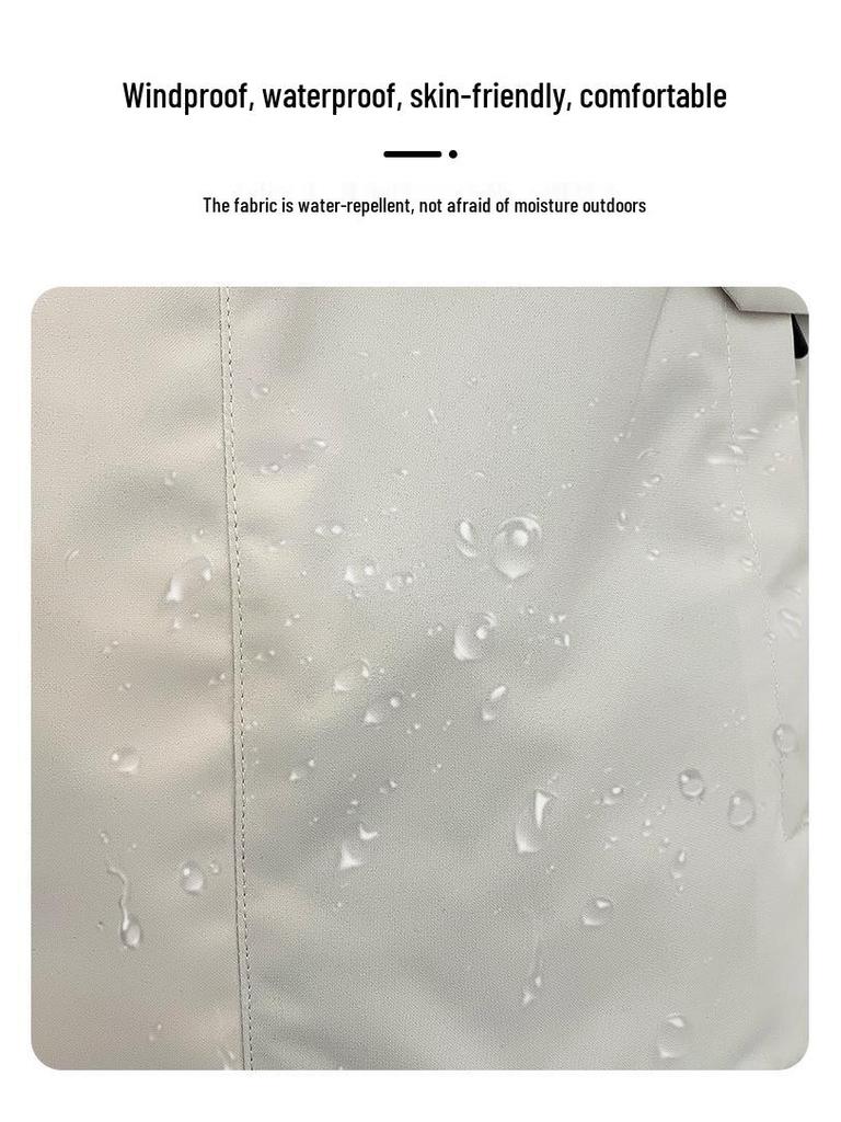 Women's Outdoor Hooded Waterproof Windbreaker Jacket