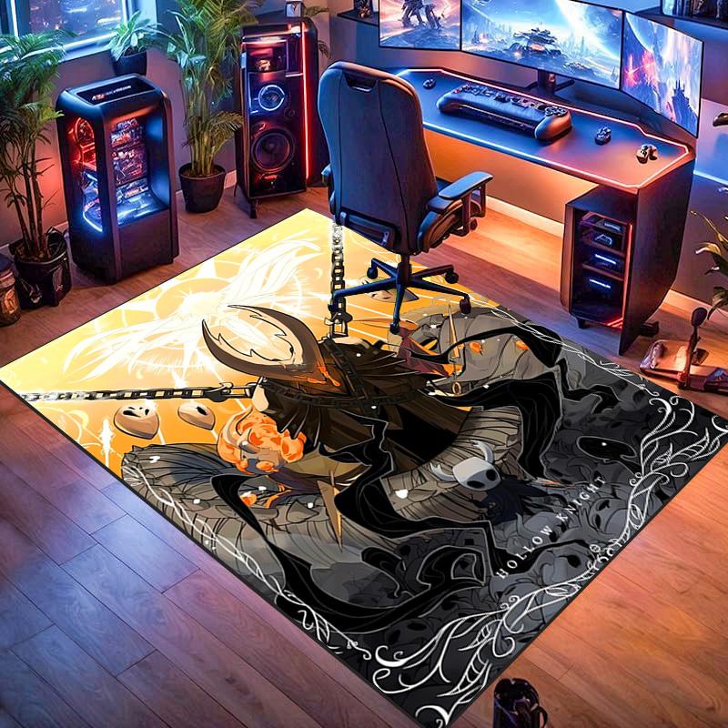 Hollow Knight: Last Contender Carpet Printing Home Decor Protective Pad Office Chair Cushion Bathroom Mat