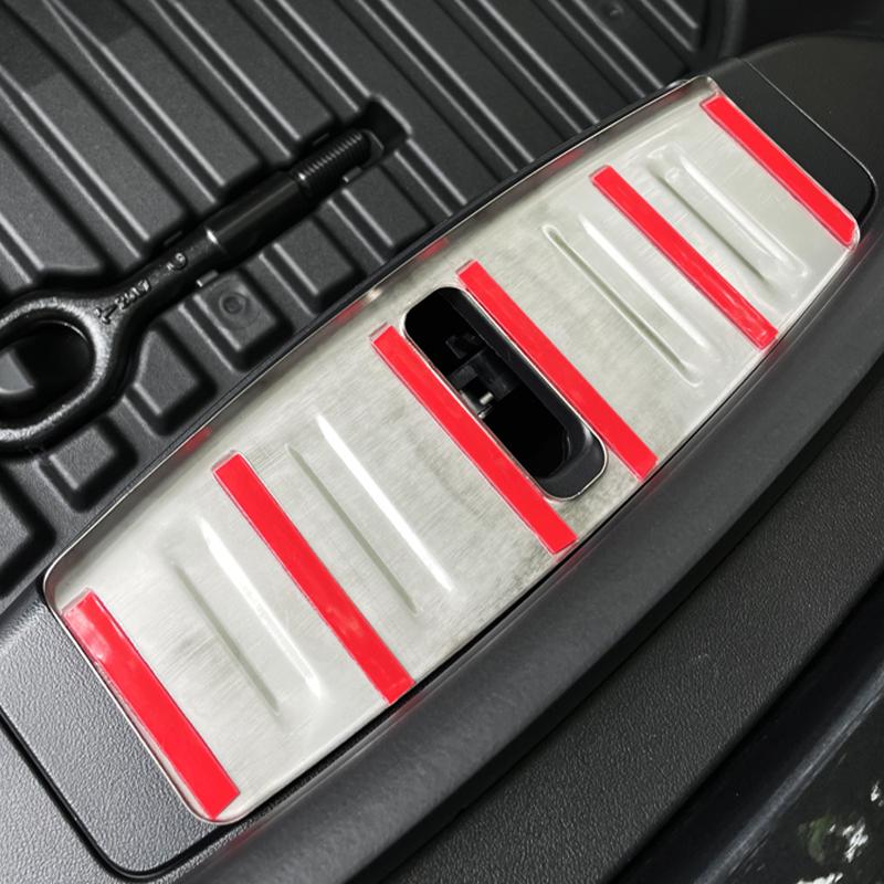 Car Front Trunk Protection Door Sill Bumper Panel 3d Trims For Tesla Model 3 2017 2018      2024 2025