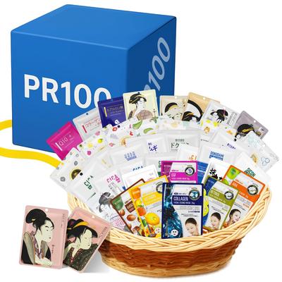 MITOMO Made In Japan Individually Wrapped Lucky 100 Face Intensive Daily Value Randomly Selected from All Products Bag Masks, Moisturizing, Care,
