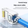 Shengwei CAT7 10 Gigabit Shielded RJ45 Network Connectors