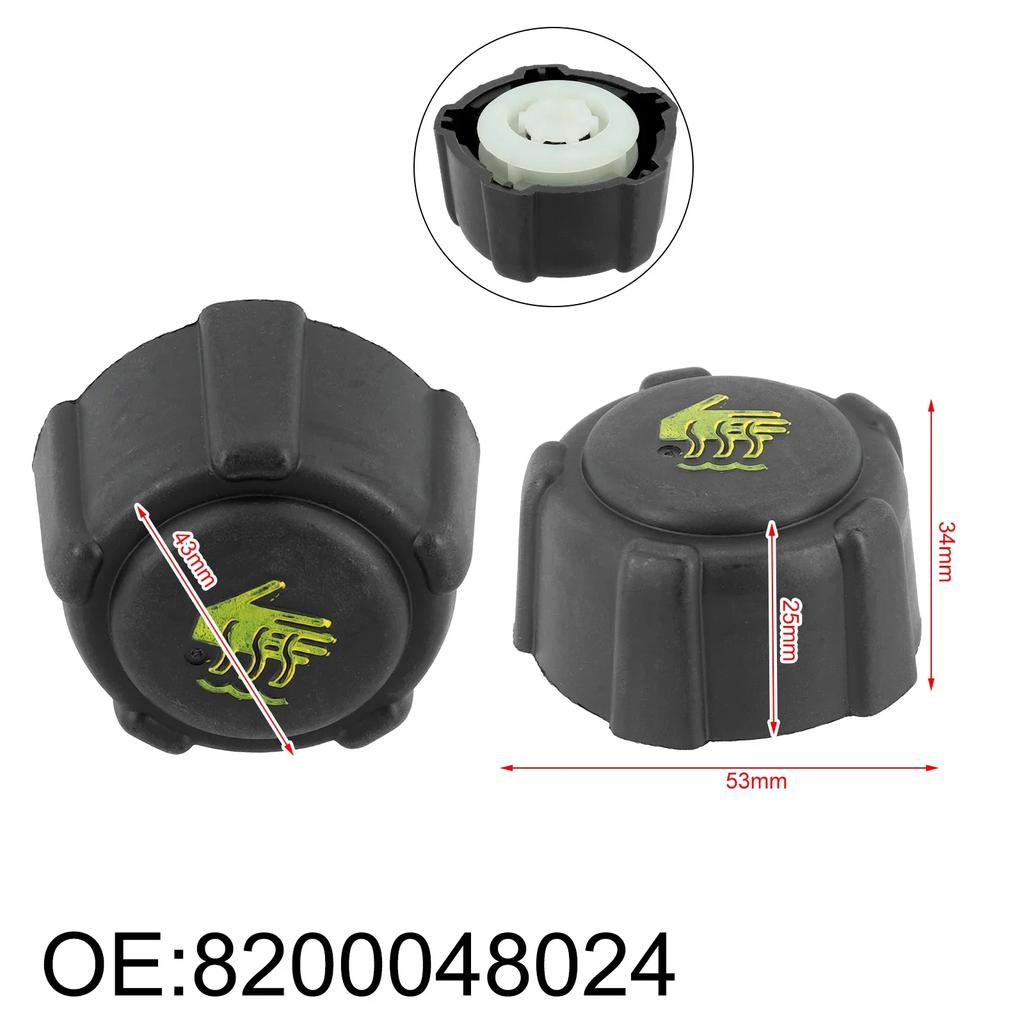 Cars Radiator Expansion Water Tank Cap For NISSAN For QASHQAI For RENAULT MEGANE Parts Cooling System Accessories
