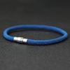 Noter Men Rope Bracelet Silver Color Double Safety Buckle Outdoor Adventure Survival Braclet Boyfriend Gift Beach Surf Jewelry