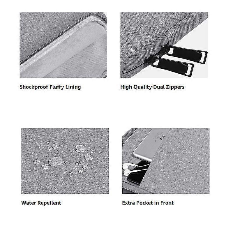 Laptoptasche, 16-Zoll-Laptop-Taschenhülle, schwarz