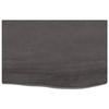 VidaXL Dessus de bureau gris foncé 60x40x4 cm bois chêne traité 3156408