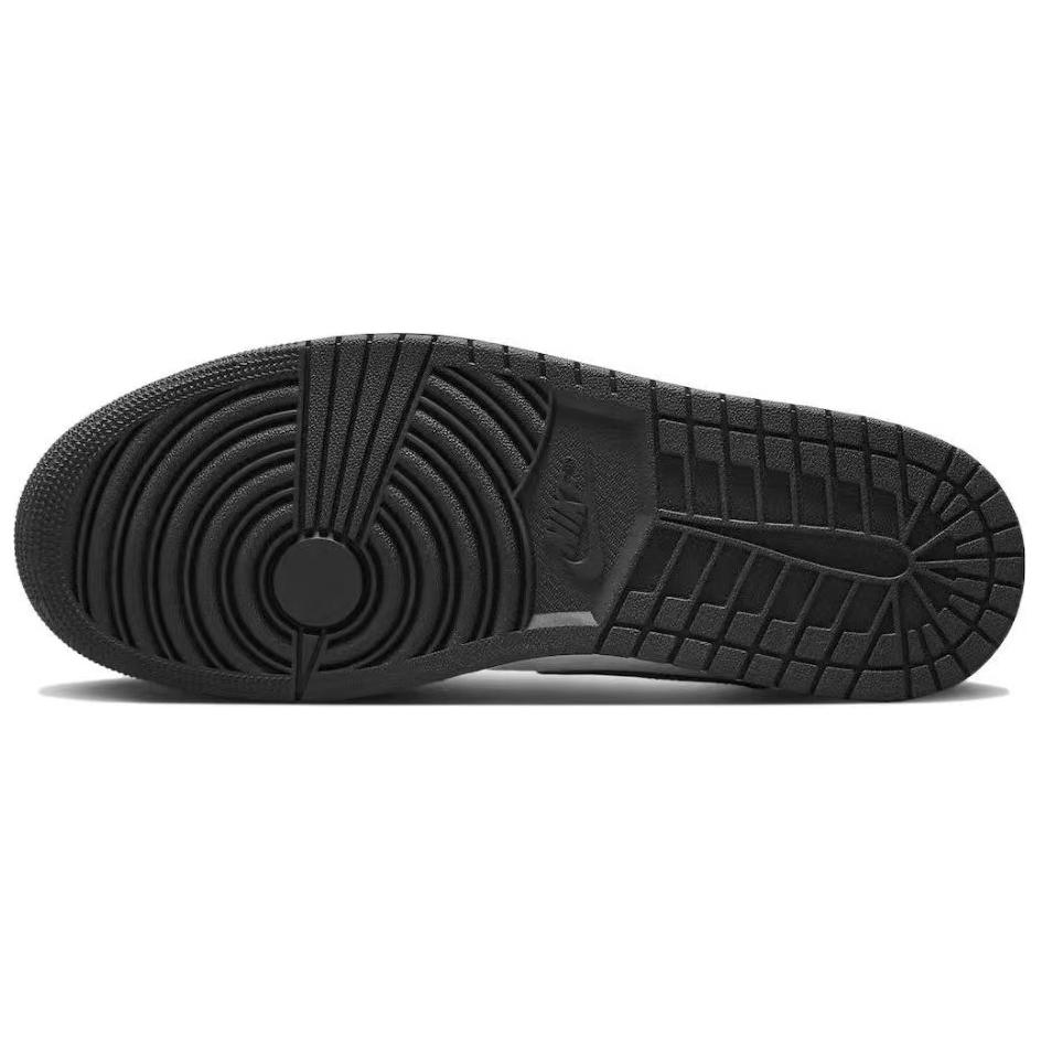 Jordan Air Jordan 1 Vintage Basketball Shoes Men's Low top Black/Gray/White 553558-132(Team32-)