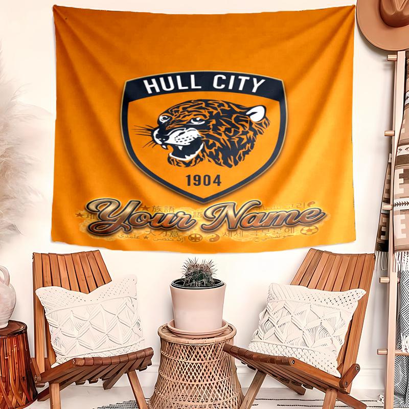 Personalized Name H-Hull Tapestry, Wall Hanging Tapestry, Pattern Tapestry for Dorm Bedroom Living Room Wall Art Photography Backdrop