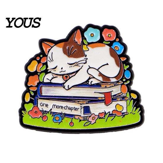 Non-slip Brooch Pin Pin, Animal Flower Design Fastener, Buckle-Type Fixing Pins, Enamel Paint Stable Buckle Pins for Backpacks And Hoods
