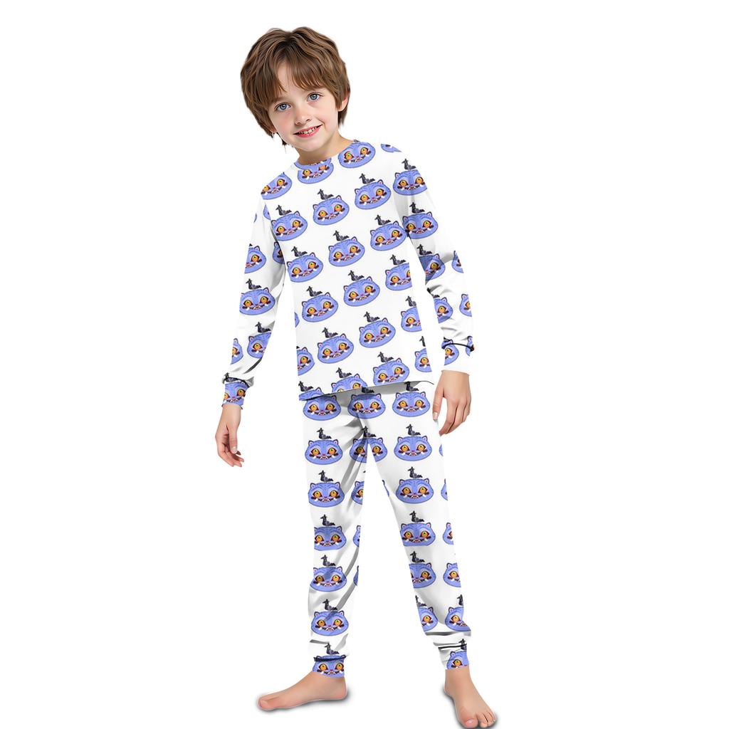 Prints Family Matching Long Sleeve Tops+Pants Set Family Matching Sets