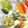 3 In 1 Rotary Peeler 360 Degree with Protective Cover Julienne Slicer Non-Slip Stainless Steel Grater