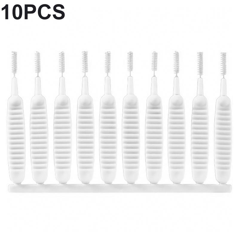 

10PCS/PACK Shower Hole Creativity Plastic Bathroom Descaling Brush Shower Dredging Household Dredge Gap Cleaning Brush 10PC белый