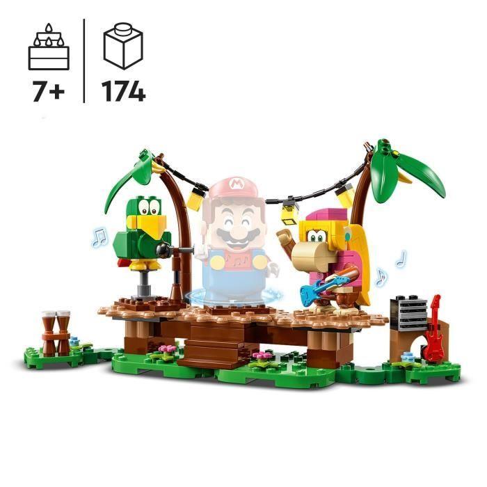 Lego® super mario 71421 ensemble d'extension concert de dixie kong dans la jungle, à combiner avec pack de démarrage
