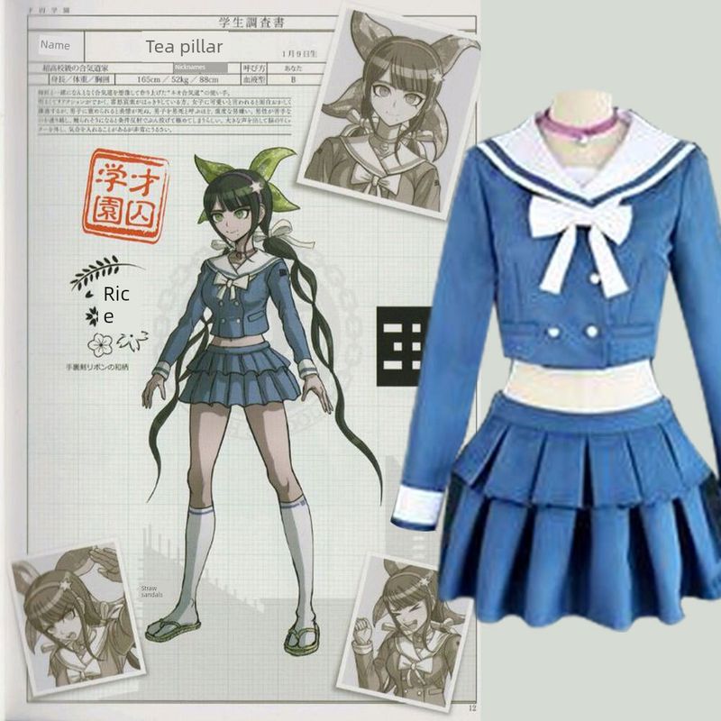 Danganronpa V3 Tea Pillar King Ouma Kokichi Cosplay Costume Iruma Midori Cosplay Halloween Costume