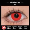 FUNSACHY Cosplay Black White Contact Lenses for Eyes 1Pair Colored Anime Lens Eye Makeup Pupil Halloween Women Men's Accessories