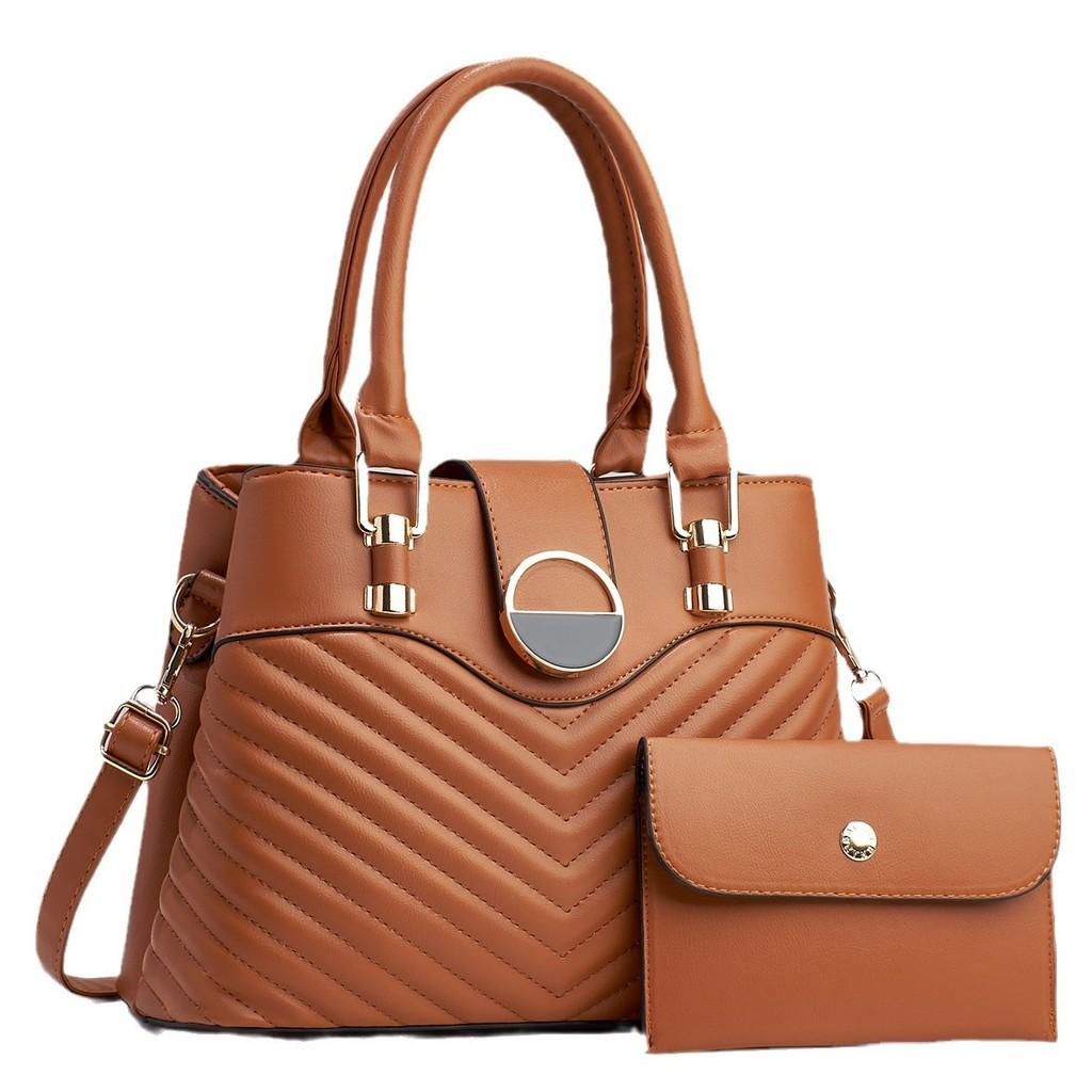 Pu Minimalist Tote Bag For Women With Large Capacity And Zipper Closure For Daily Use