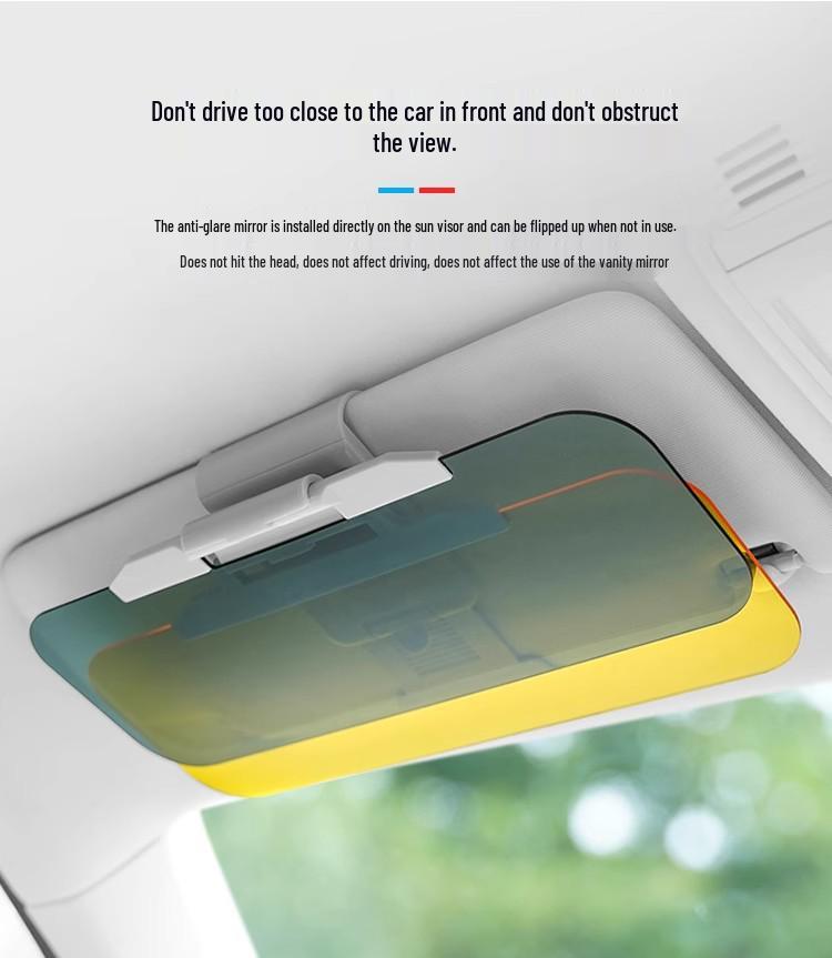 Óculos de motorista: Viseira Antirreflexo para Carro Dia e Noite e Óculos de Visão Noturna para Proteção Ocular