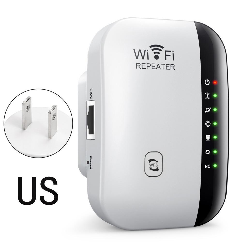 300Mbps WiFi Signal Booster 4/7 Lights WIFI Repeater High Quality WiFi Range Extender  Home