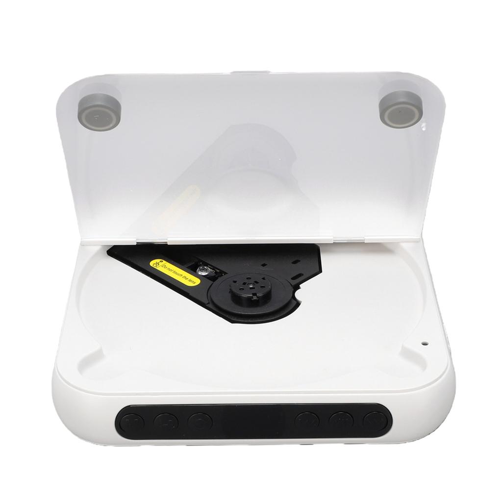 Portable CD Player High Fidelity Sound Bluetooth Car CD Player with 3.5mm AUX Port FM Radio
