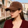 Autumn Winter Corduroy Baseball Cap Women Retro Cap Men Outdoor Hard Top Cap