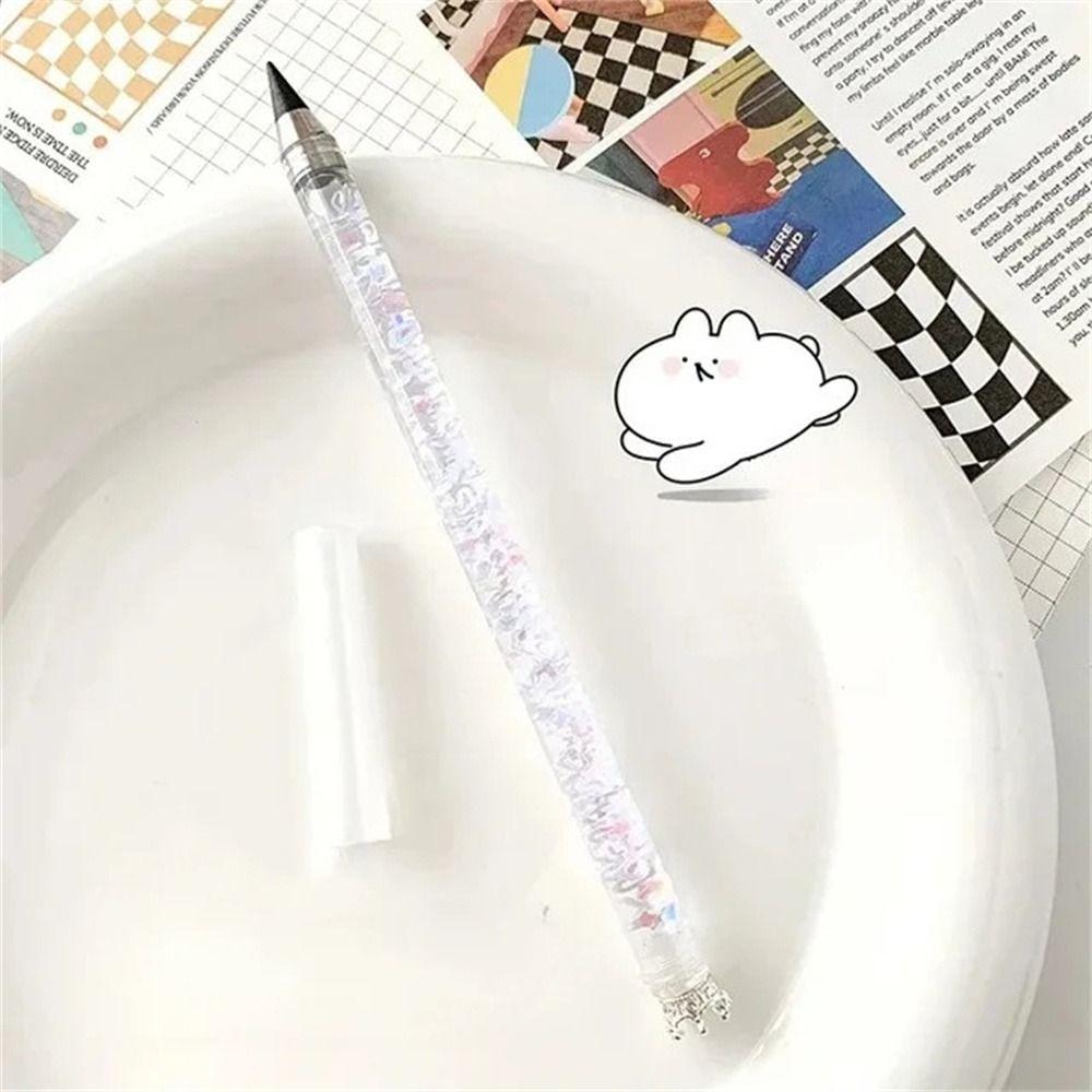 No Ink Unlimited Writing Pencil Art Sketch Eternal Pen Wind Flow Sand Pen  Painting Supplies