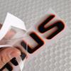 1pc Orange Rear Badge For BRABUS Sticker BRABUS Trunk Sticker Rear Sticker For  BRABUS ROCKET G800 G900 G63 G65 G700 W464