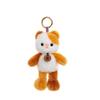 Polyester Cat Dog Pendant Bee Monkey Key Chain Creative Plush Animal Key Ring  Students