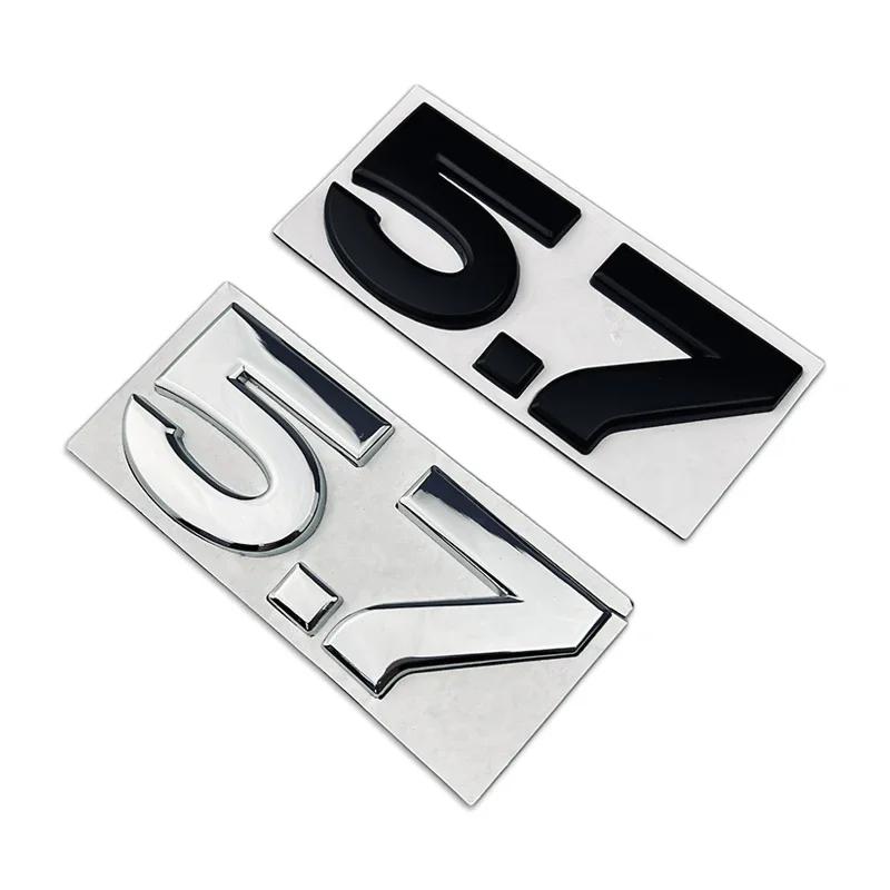 Auto Embleem Badge 5.7 Logo for Toy/ota Lan/d Cru/iser Vxr Pr/ado Vxl Vxr Glx Txl Cam/ry Co/rolla Sup/ra Hil/ux