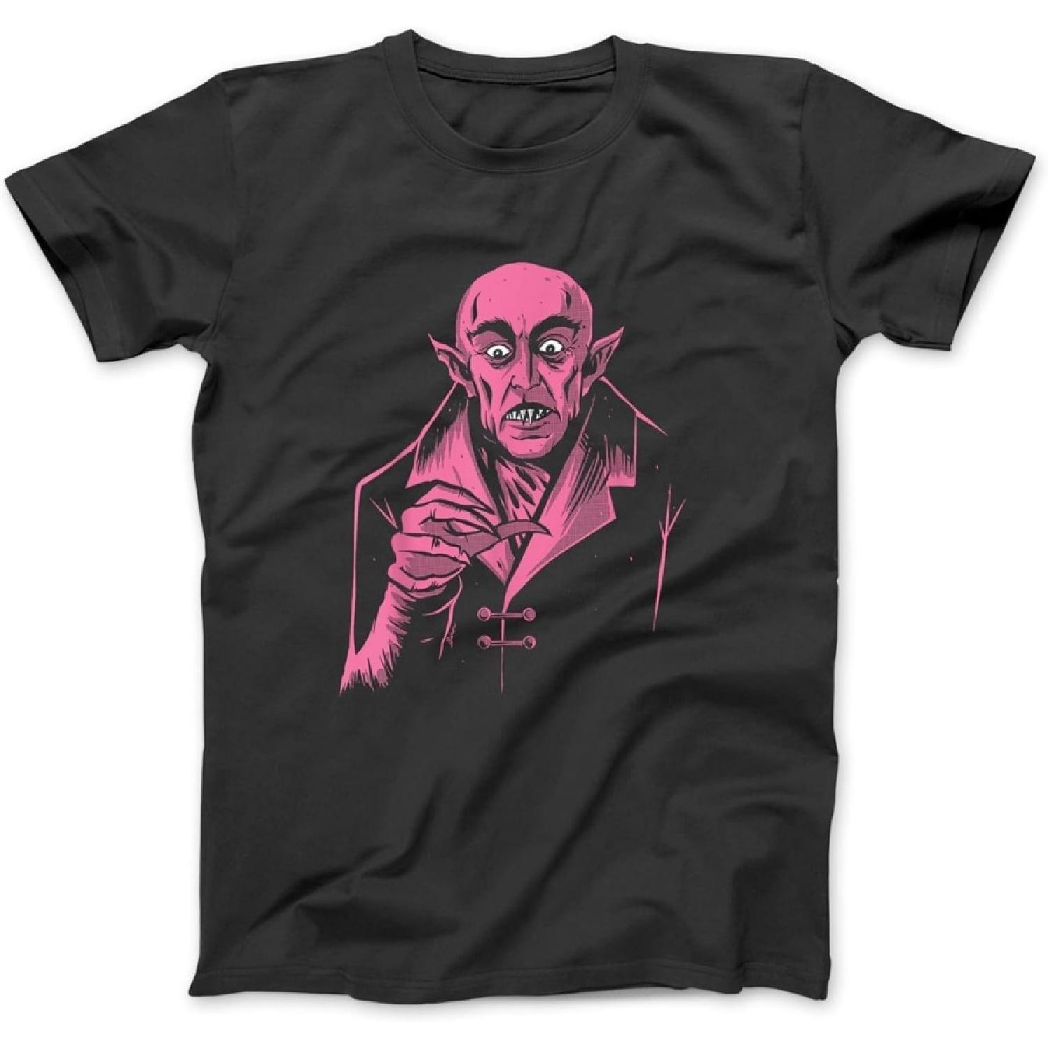 Vampire Nosferatu Monster Dracula Halloween T-Shirt T-Shirt Sweatshirt Hoodie for Men Women Kids Made in Canada Black S